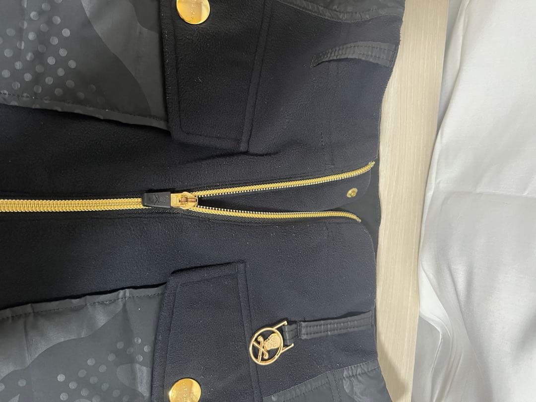 定価5万 MARK&LONA ダウンスカート 38 黒 Fleur 防寒 金