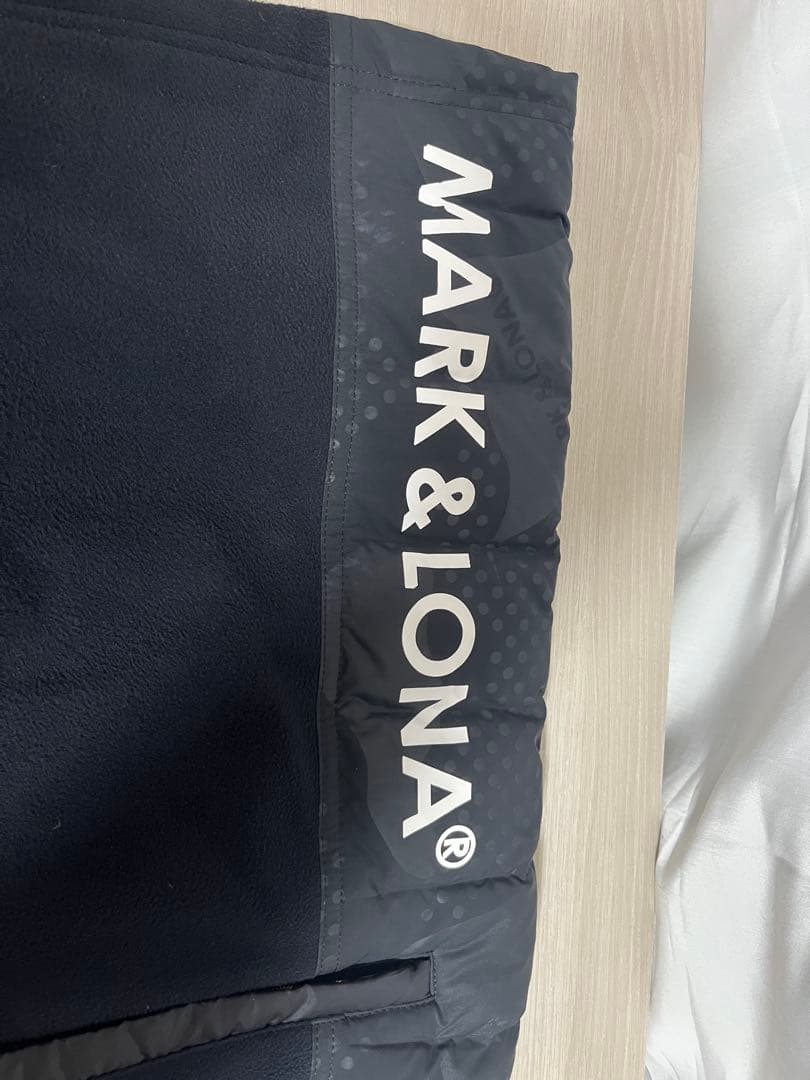 定価5万 MARK&LONA ダウンスカート 38 黒 Fleur 防寒 金