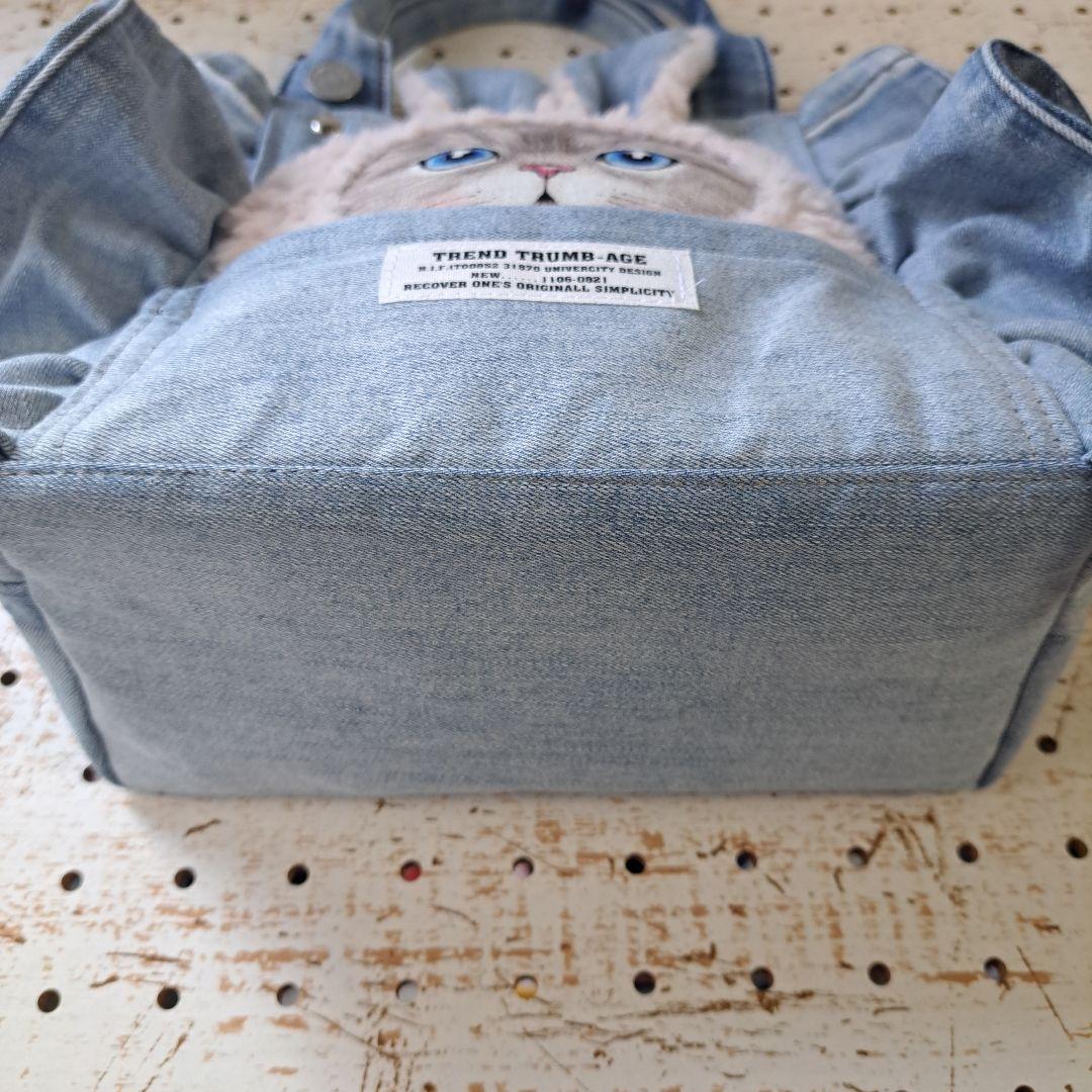 れ*ゃ様 コヤンイサムチョン　ルミ　デニムリメイクトートバッグ&ポーチ