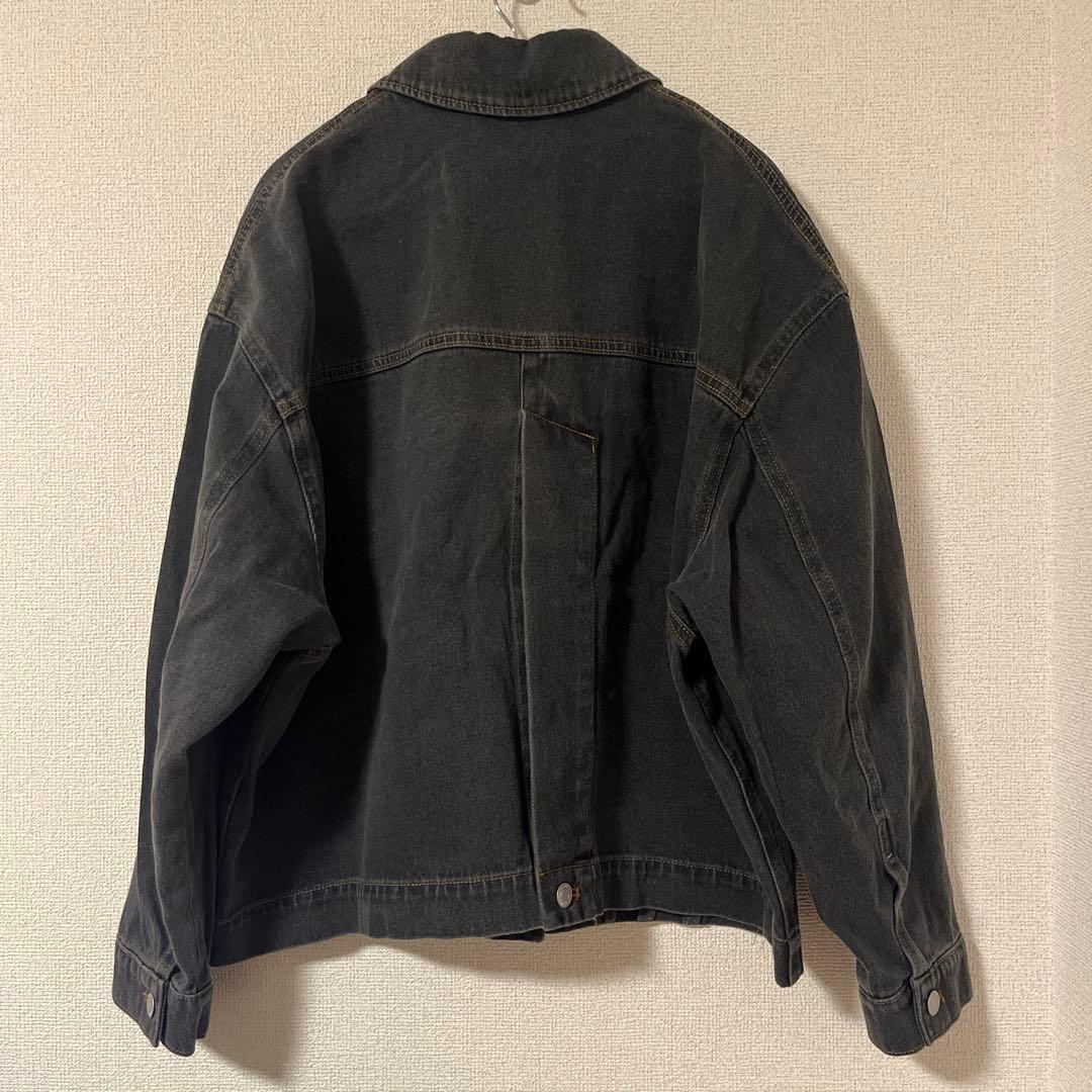 あ*。様 MI AND MOU （ミアモ）テーラードデニムジャケット（ブラック）