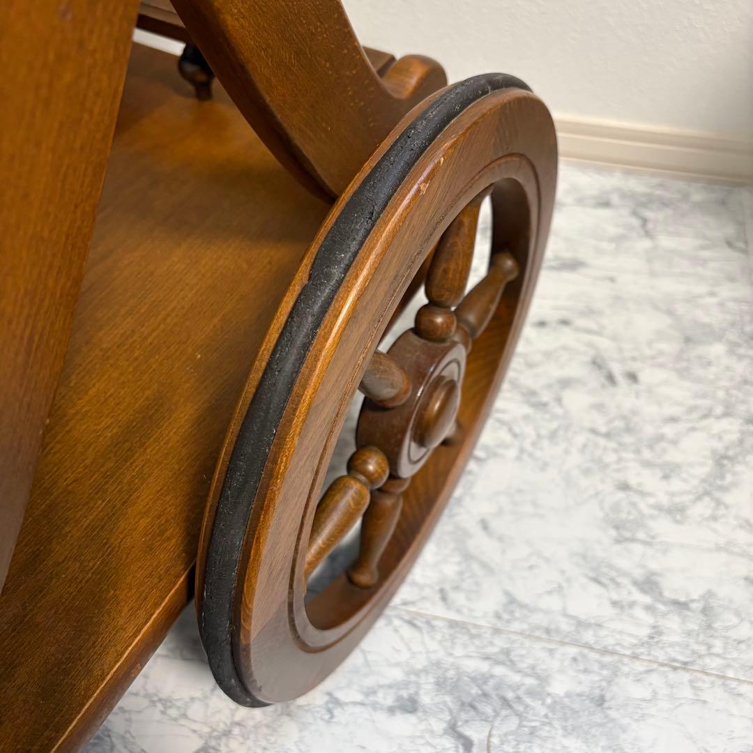 カリモク　キッチンワゴン　キッチンカート サービングワゴン　バーカート　移動可能