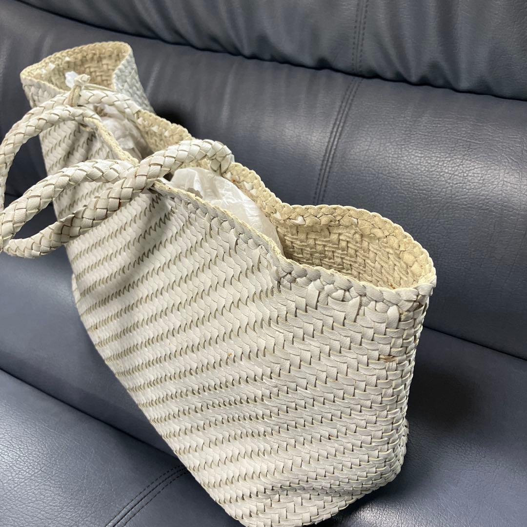 Craig for HUMAN WOMAN メッシュ レザー トートバッグ 本革