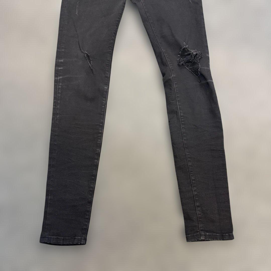 AMIRI アミリ Clashed Skinny ジーンズ 黒 34