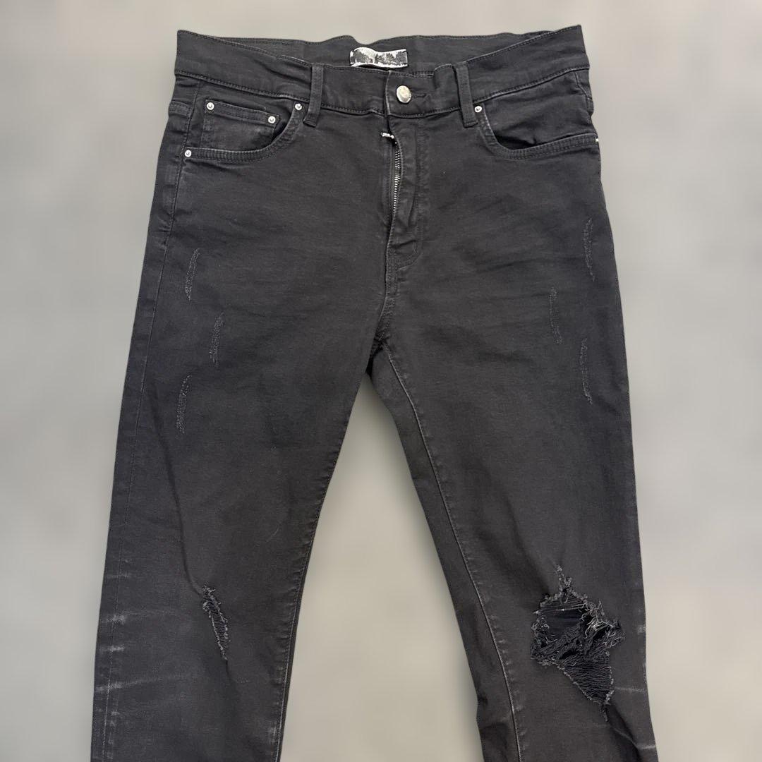 AMIRI アミリ Clashed Skinny ジーンズ 黒 34