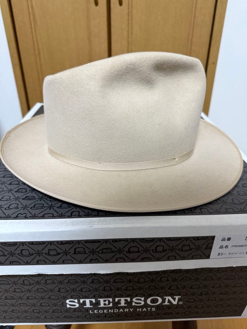 ステットソン　プレミア　ストラトライナーST969 サンドベージュ　サイズ59