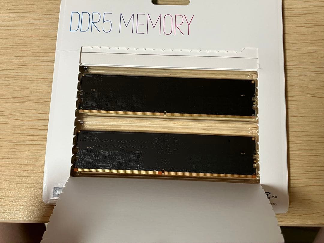 【未使用】DDR5-4800　メモリ16GB×2枚組 W5U4800CS-16G