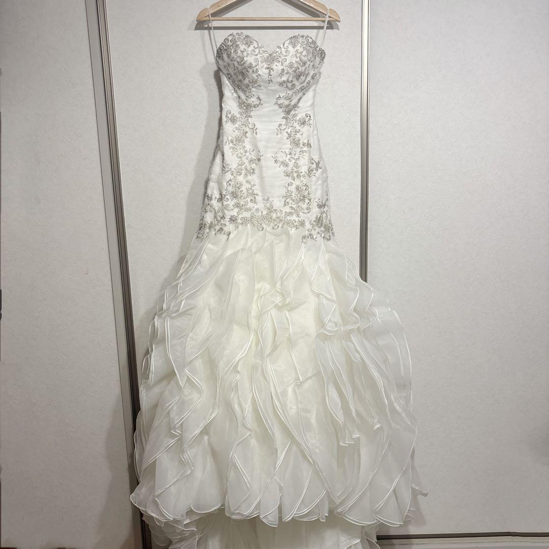 mermaid wedding 9号 約Mサイズ(ウエディング結婚式・発表会