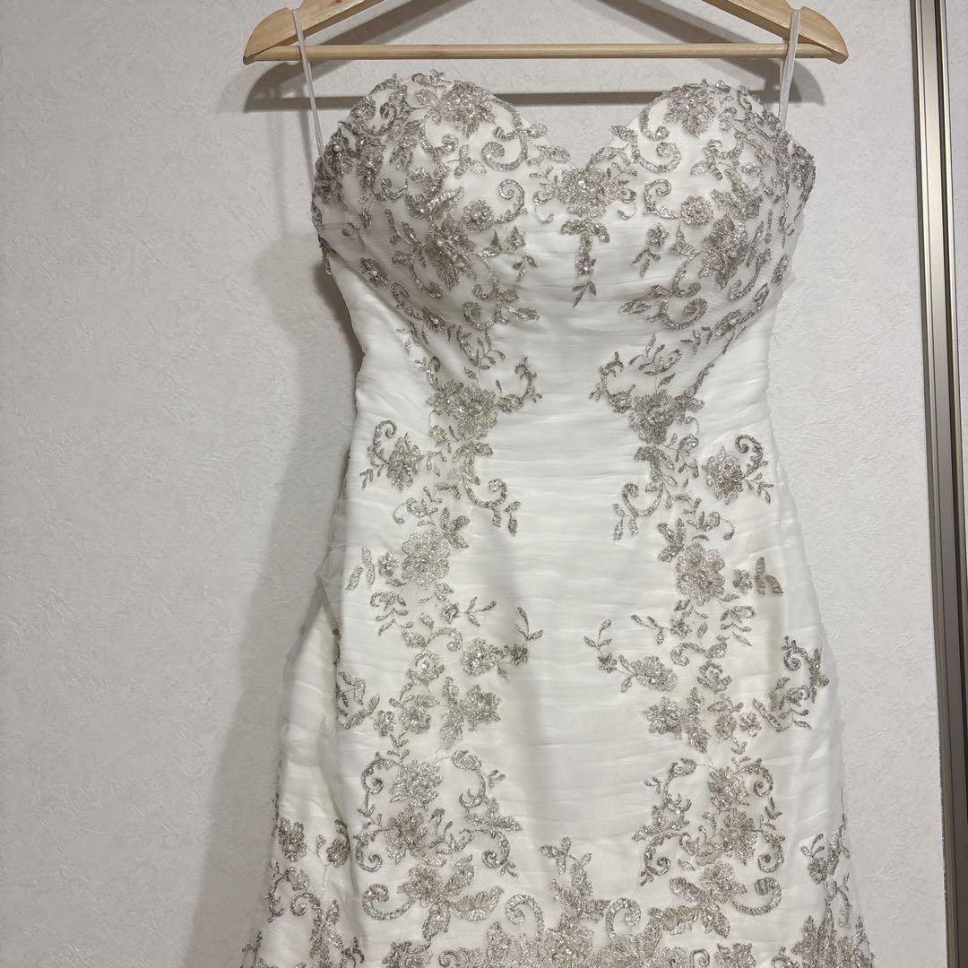 mermaid wedding 9号 約Mサイズ(ウエディング結婚式・発表会