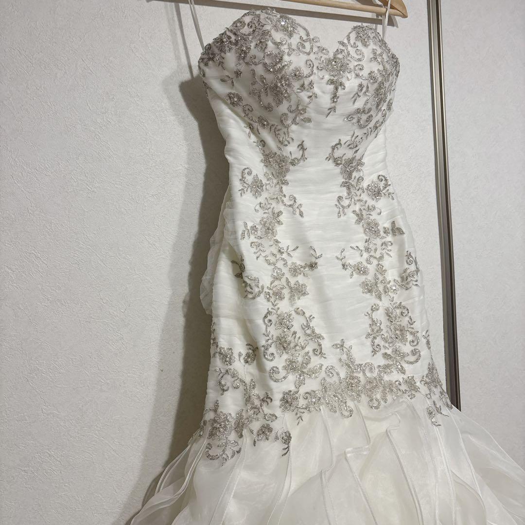 mermaid wedding 9号 約Mサイズ(ウエディング結婚式・発表会