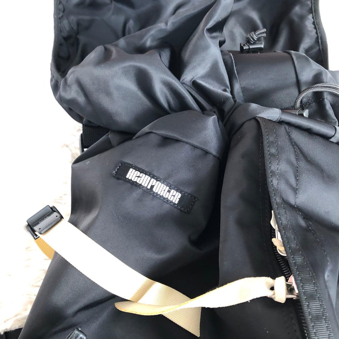 HEADPORTERヘッドポーター　シャチリュックバックパックブラック黒