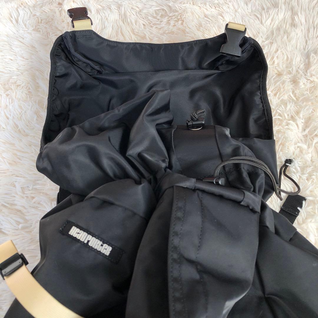 HEADPORTERヘッドポーター　シャチリュックバックパックブラック黒