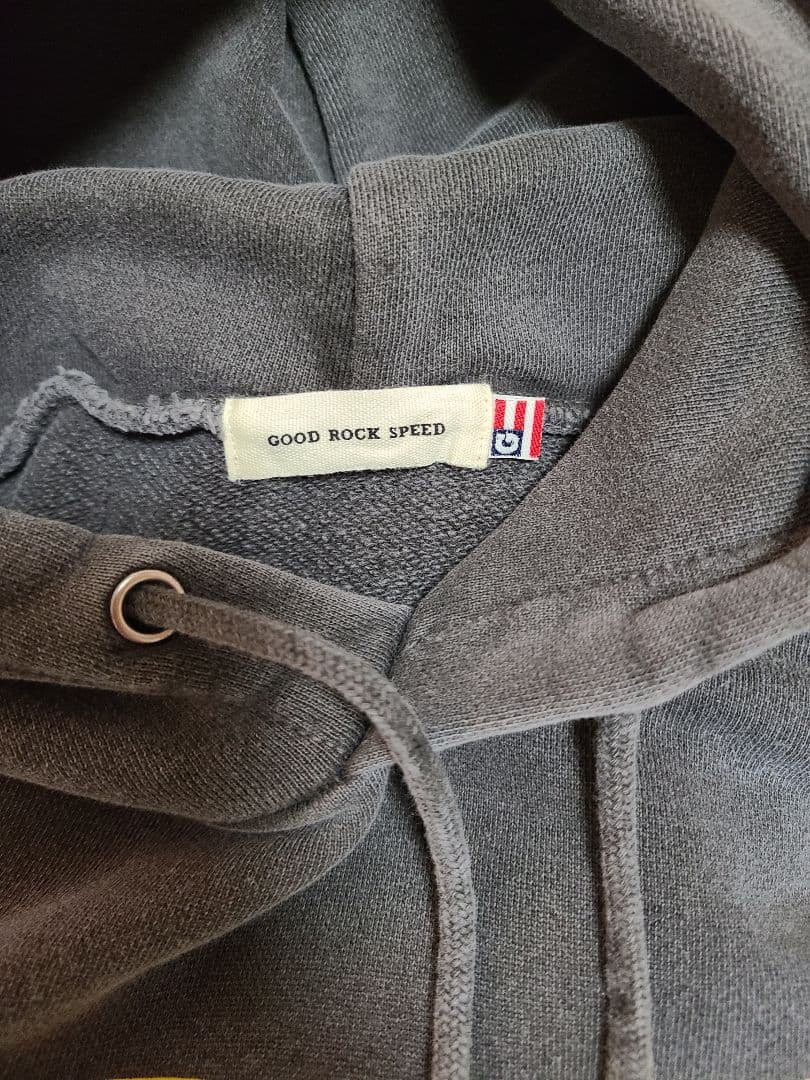 GOOD ROCK SPEED ミッキー パーカー グレー