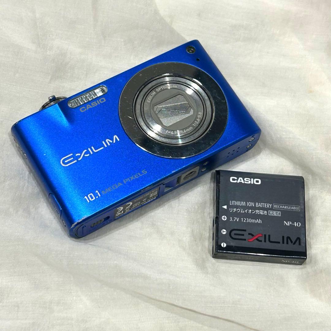 動作良好✨ CASIO EXILIM EX-Z100 ブルー レアカラー
