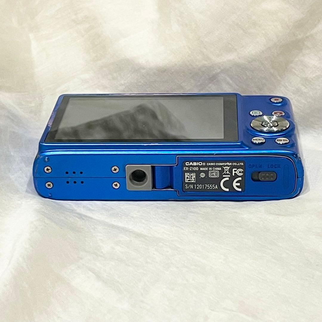 動作良好✨ CASIO EXILIM EX-Z100 ブルー レアカラー