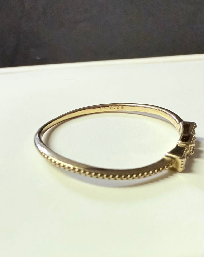 【JUPITER】K10ダイヤモンドタイリング/リボン