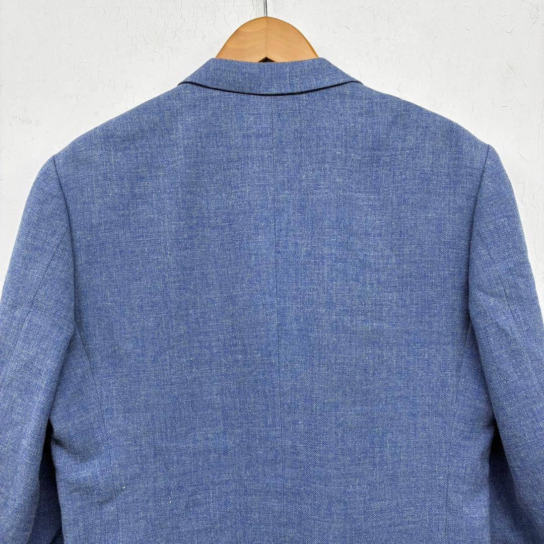 HUNTSMAN BESPOKE テーラードジャケット ブルー ウール 日本製