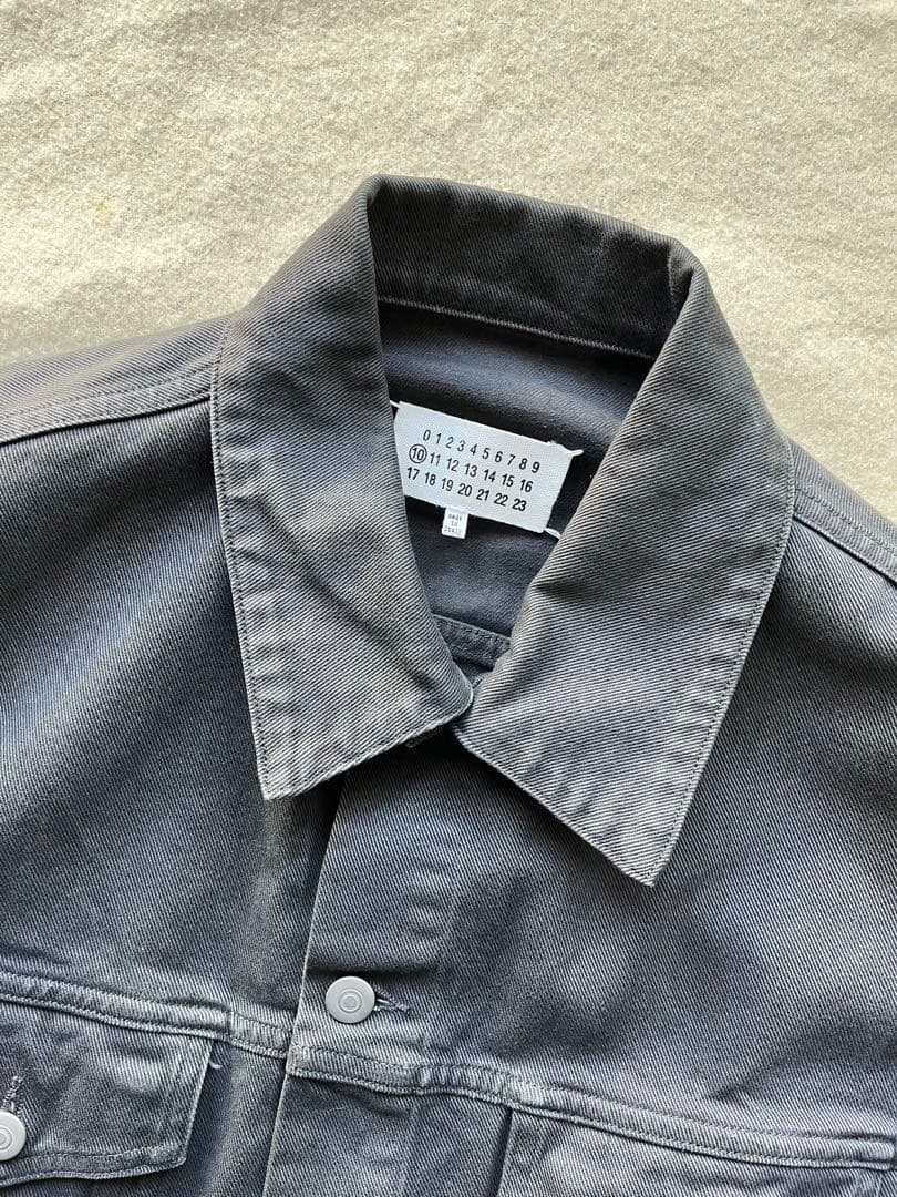 メゾンマルジェラ　ブラックデニムGジャン　サイズ46