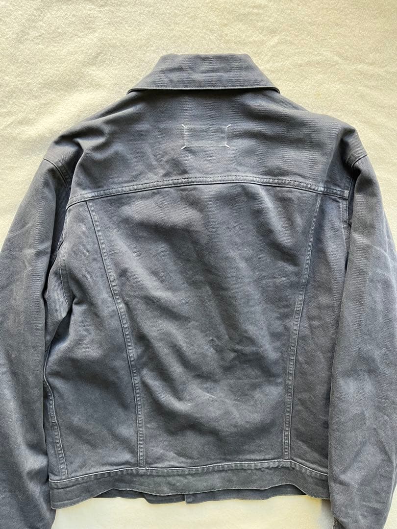 メゾンマルジェラ　ブラックデニムGジャン　サイズ46