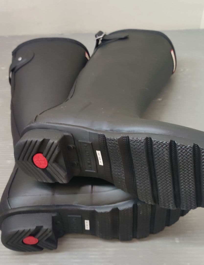 HUNTER ブラック 長靴 バックル付き 箱付き