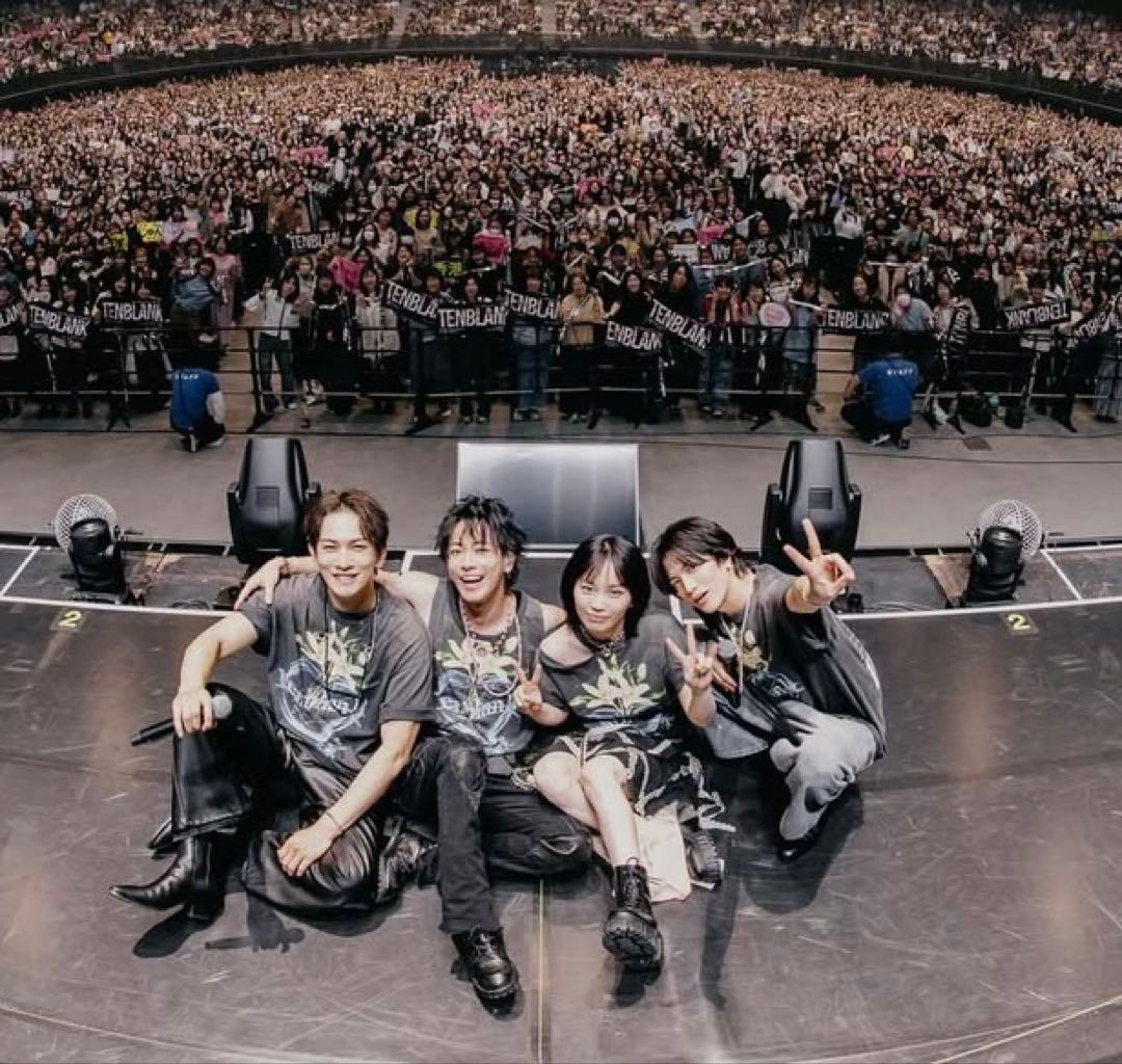 新品　グラスハート　TENBLANK　セント マイケル　コラボ パーカー　L