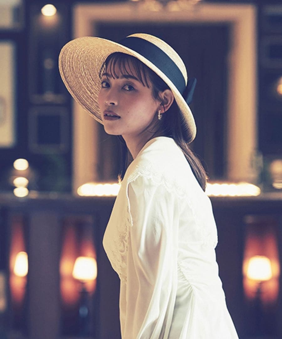 ♡夏 ca4la カシラ 麦わら帽子 カサブランカ♡