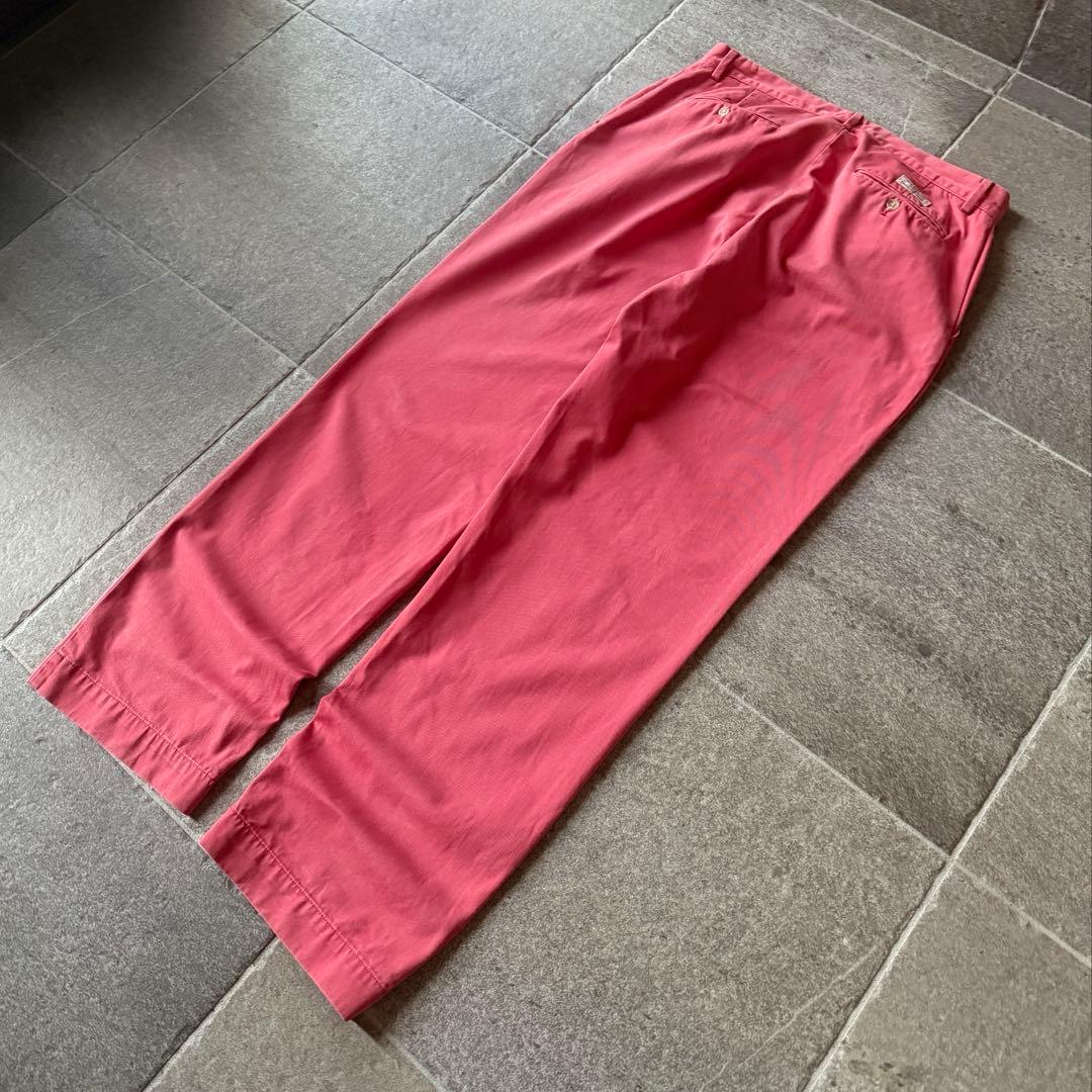 90s Ralph Lauren ポロチノ \"サーモンピンク\" W33/L32