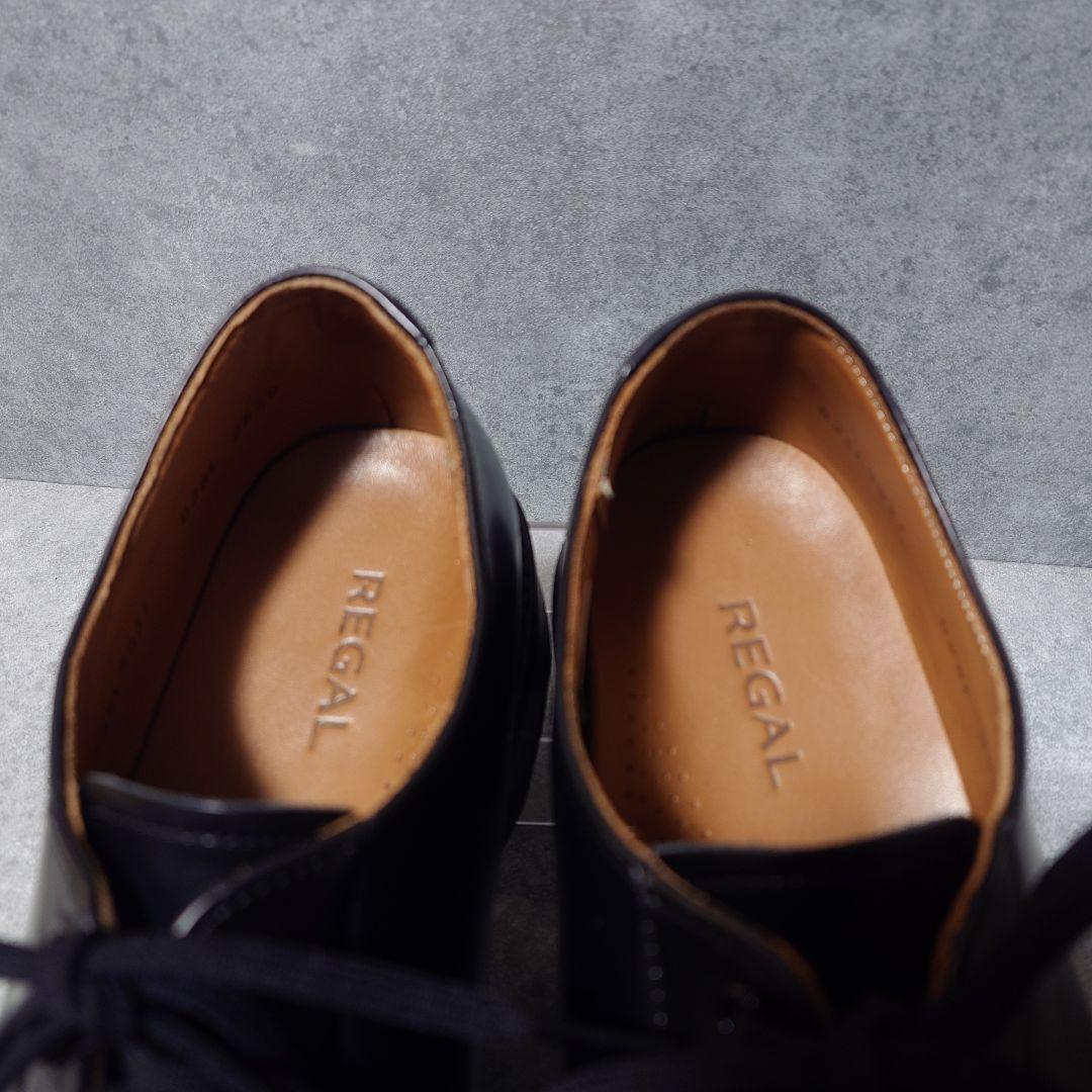 【美品】REGAL プレーントゥ NEW Classic 24.5 黒 02BL