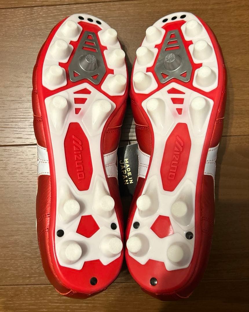 【新品未使用】MIZUNO MORELIA Ⅱ JAPAN パッションレッド③