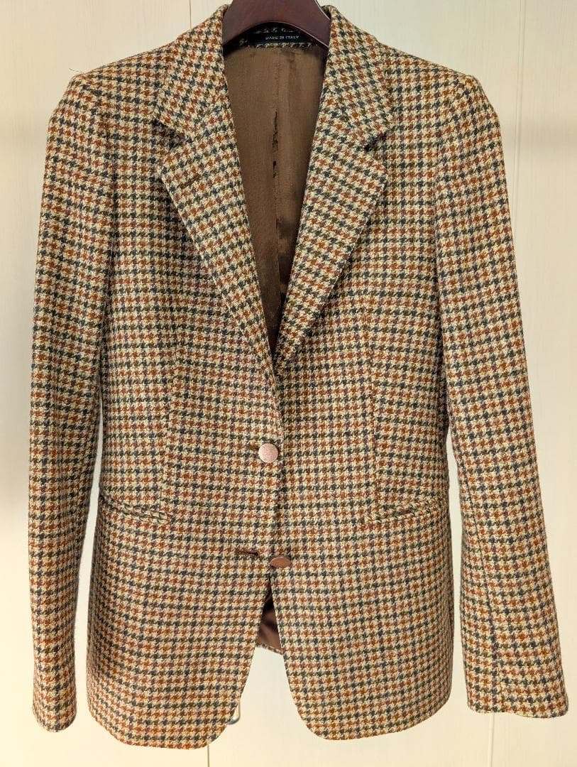 【極美品・未使用】EFFE BEAMS/ガンクラブチェックジャケット