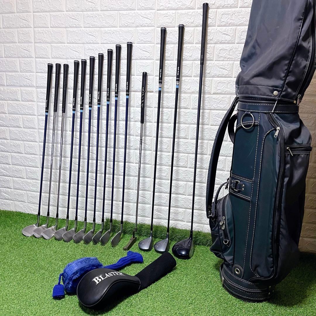 これからゴルフを始める方にオススメ ミズノ他 メンズゴルフクラブ豪華14本セット