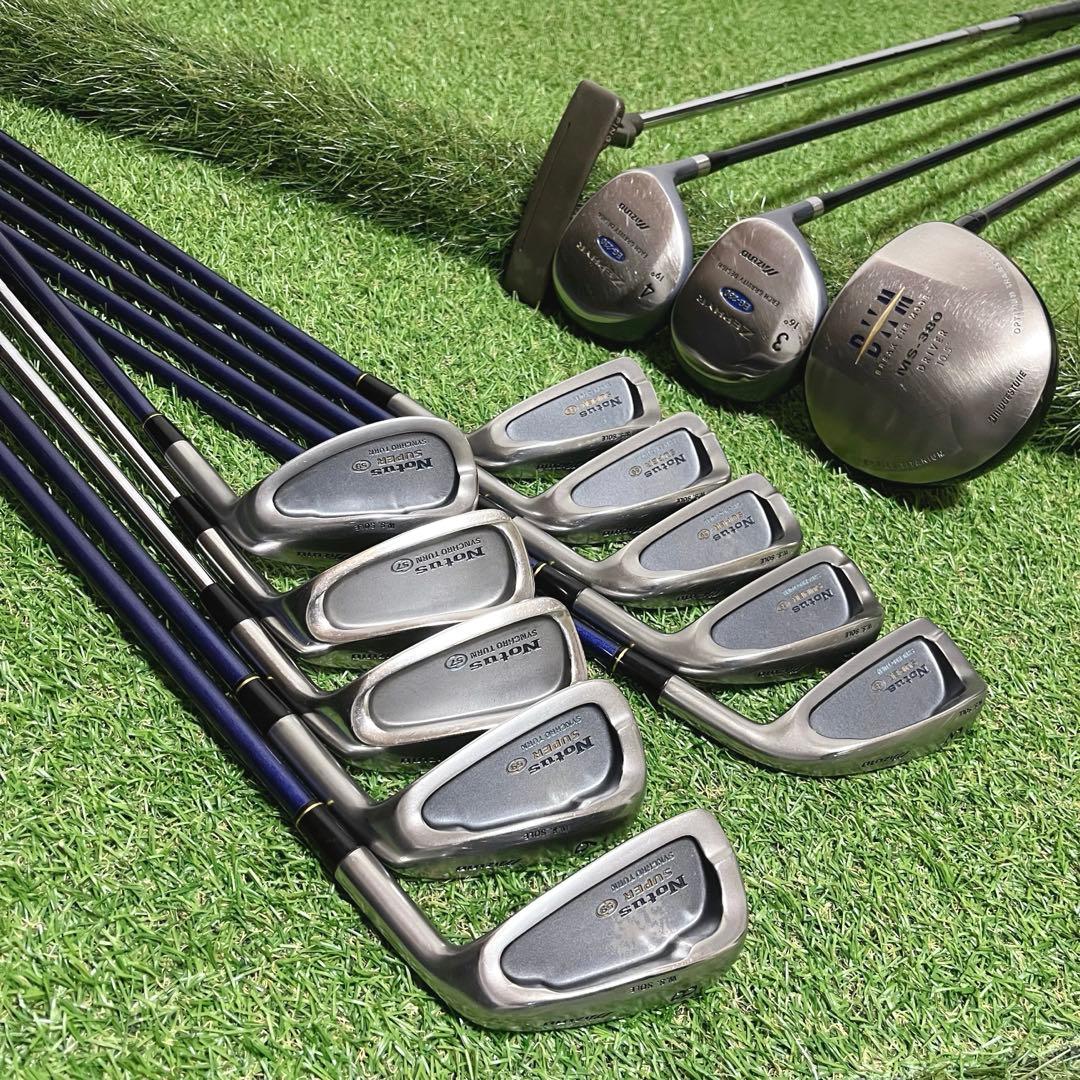 これからゴルフを始める方にオススメ ミズノ他 メンズゴルフクラブ豪華14本セット