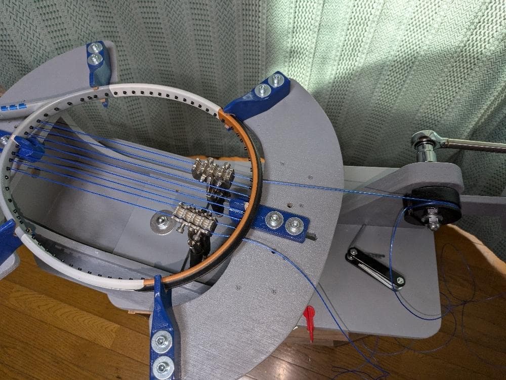 ストリングマシン(ガット張り機)TG-4 ③