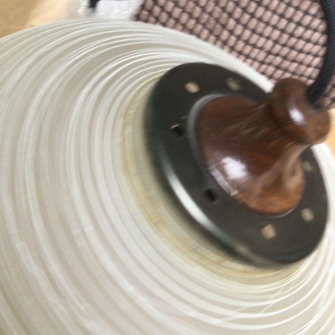 糸巻きガラスのペンダントライト、ビンテージ