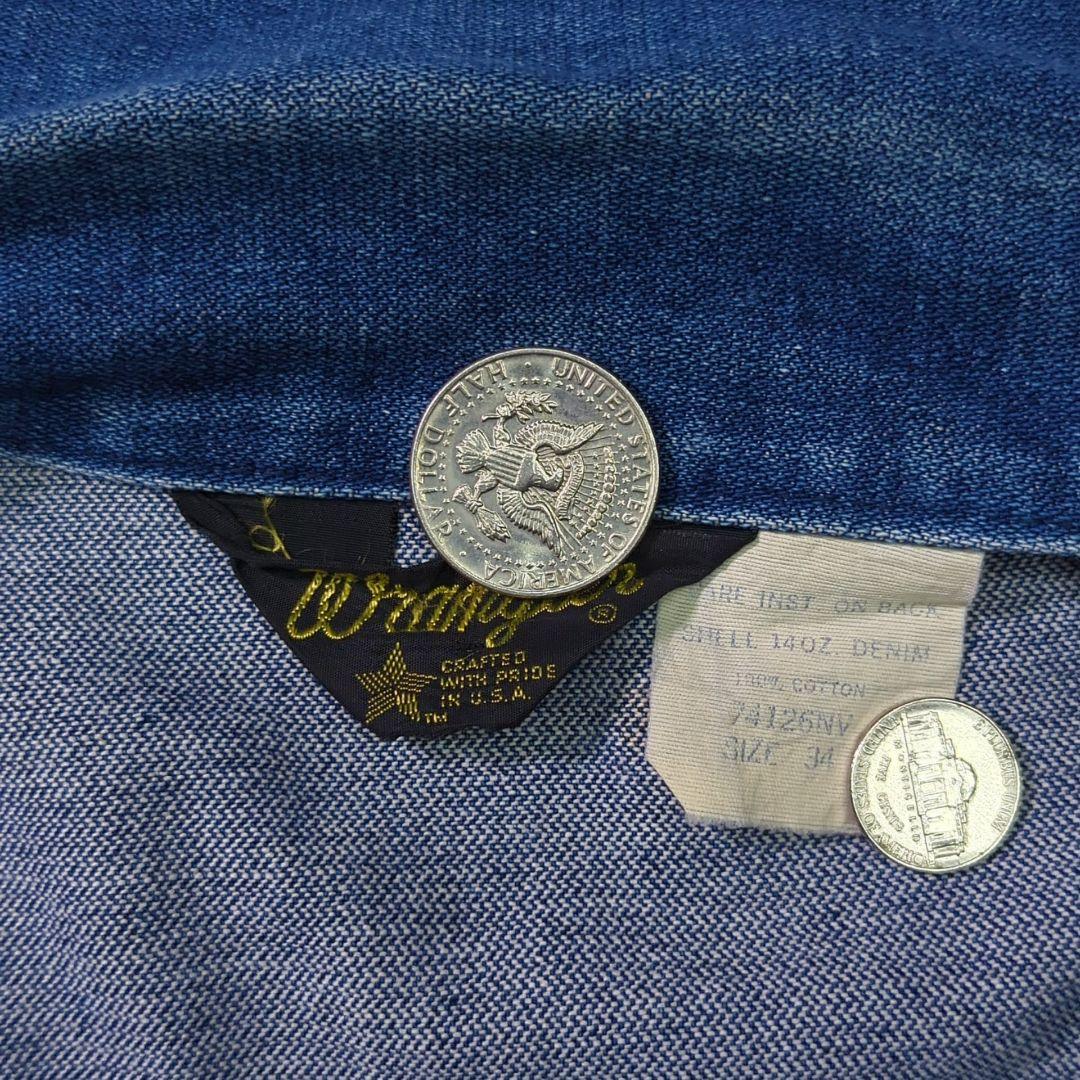 80s 90s USA Wrangler デニムジャケット 74126NV 34