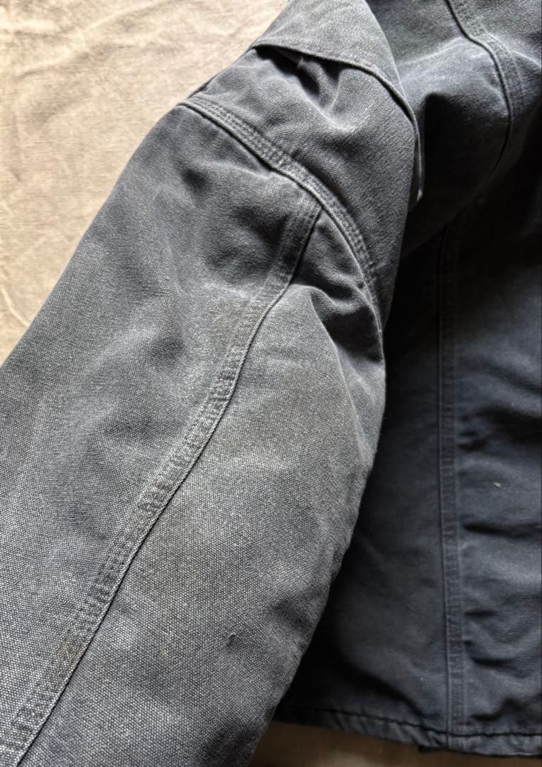 【雰囲気抜群】 90s Carhartt ミシガンチョアコート BLKブラック