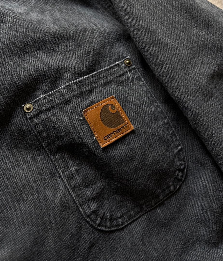 【雰囲気抜群】 90s Carhartt ミシガンチョアコート BLKブラック