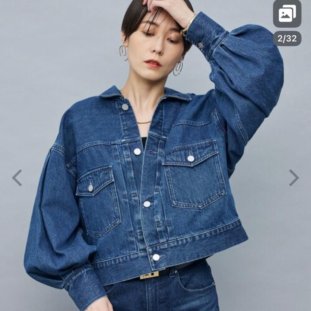 NOLLEY'S デニムジャケット 「RM denim」袖ボリュームGジャン