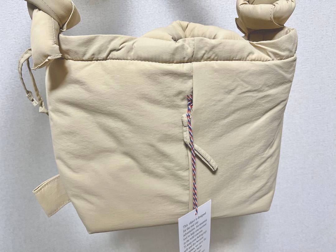 COMPACT ONA SOFT BAG バターイエロー