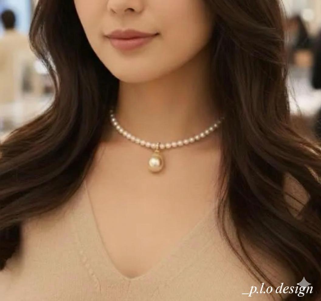 【極美品】南洋真珠 ゴールドパール ひょうたんペンダント 15x16mm希少大珠