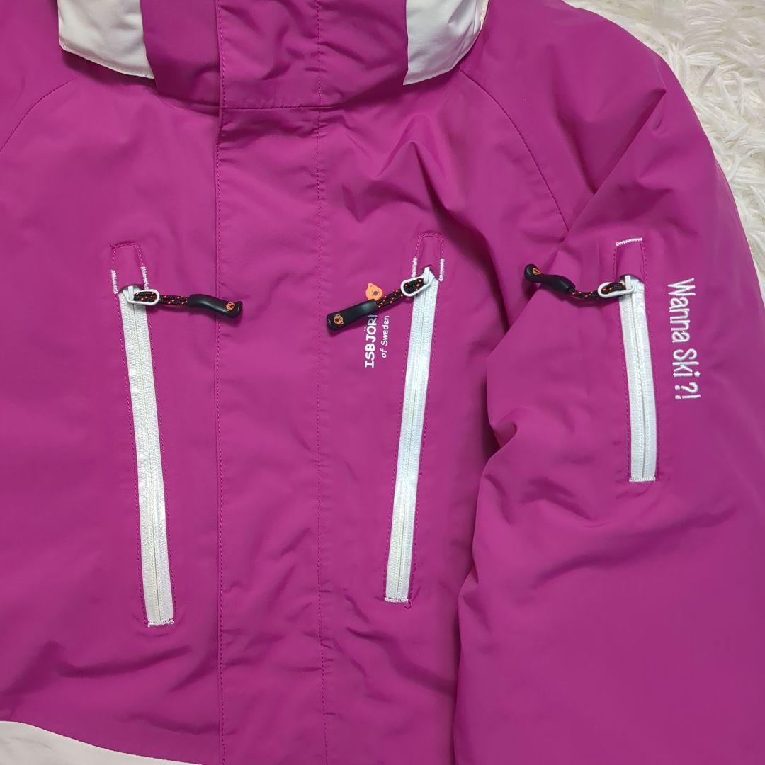 【美品✨ISBJORN✨130cm】スキー スノー スノボ ウェア セットアップ