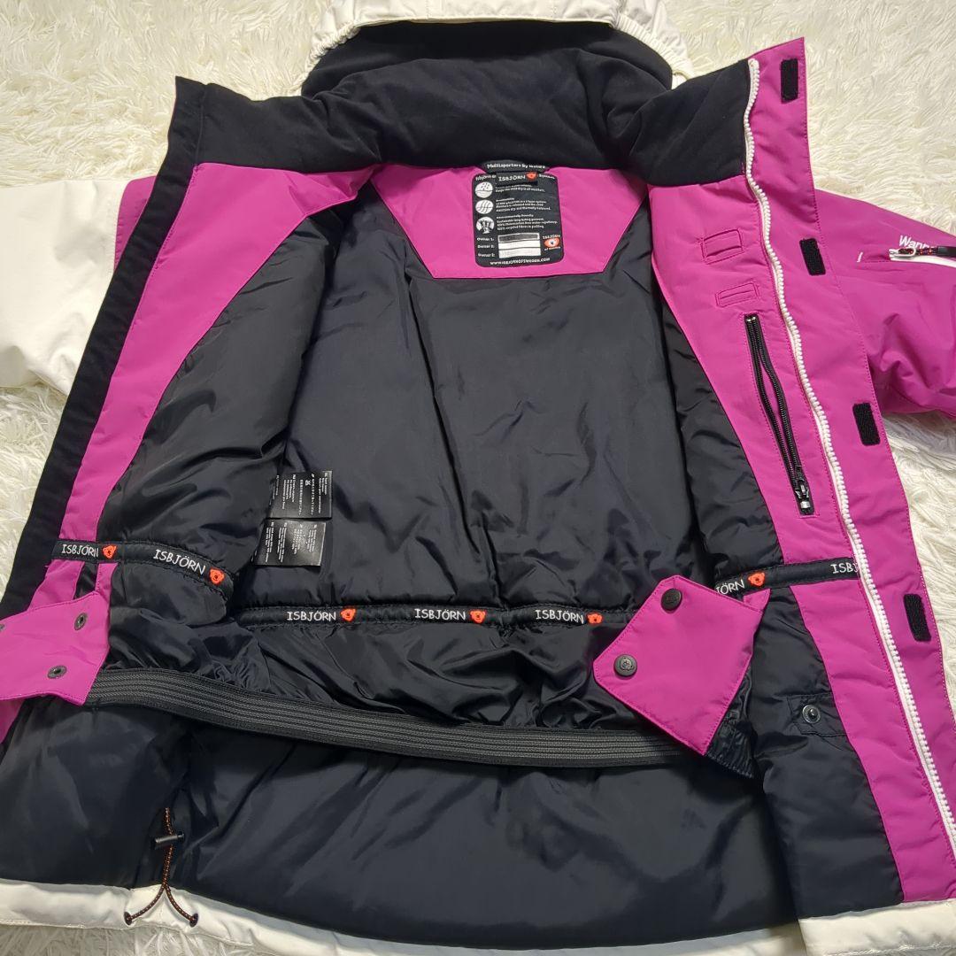 【美品✨ISBJORN✨130cm】スキー スノー スノボ ウェア セットアップ