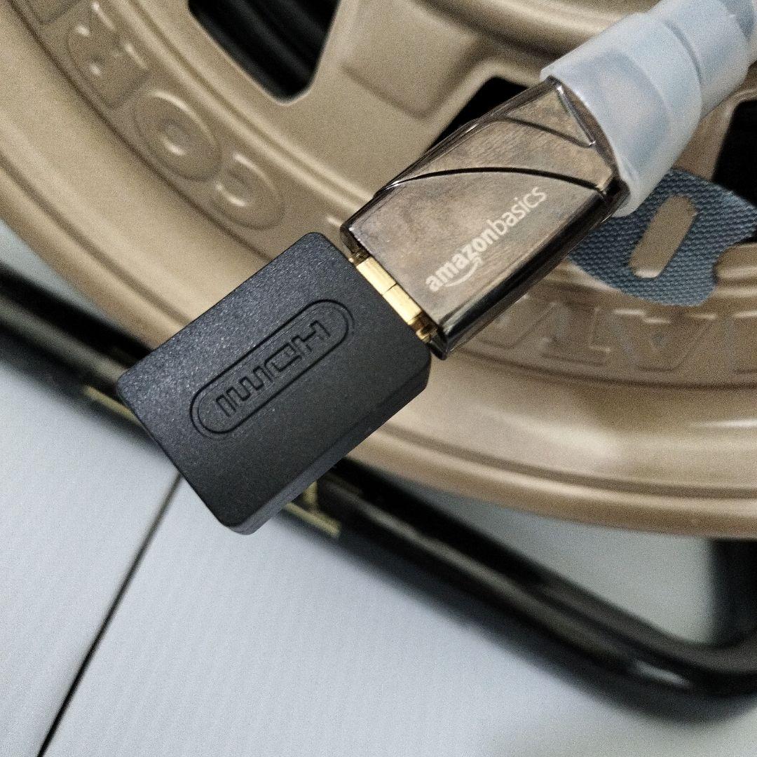 HDMIケーブル 91m コードリール付 アマゾンベーシック 光ファイバー