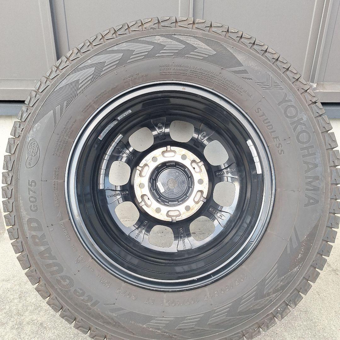 ハイエーススタッドレス　アイスガードG075　4本セット195/80/15