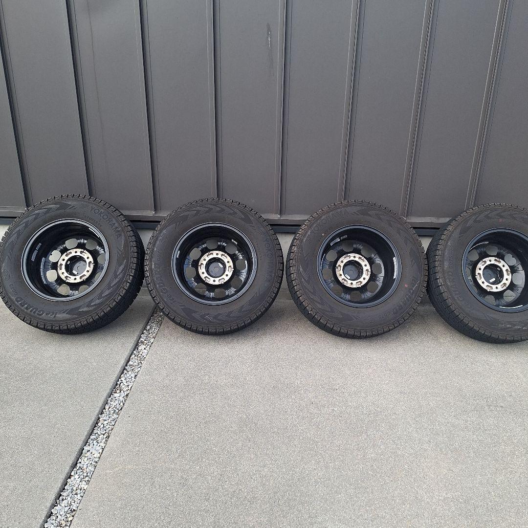 ハイエーススタッドレス　アイスガードG075　4本セット195/80/15