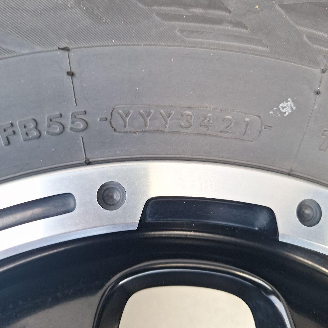 ハイエーススタッドレス　アイスガードG075　4本セット195/80/15