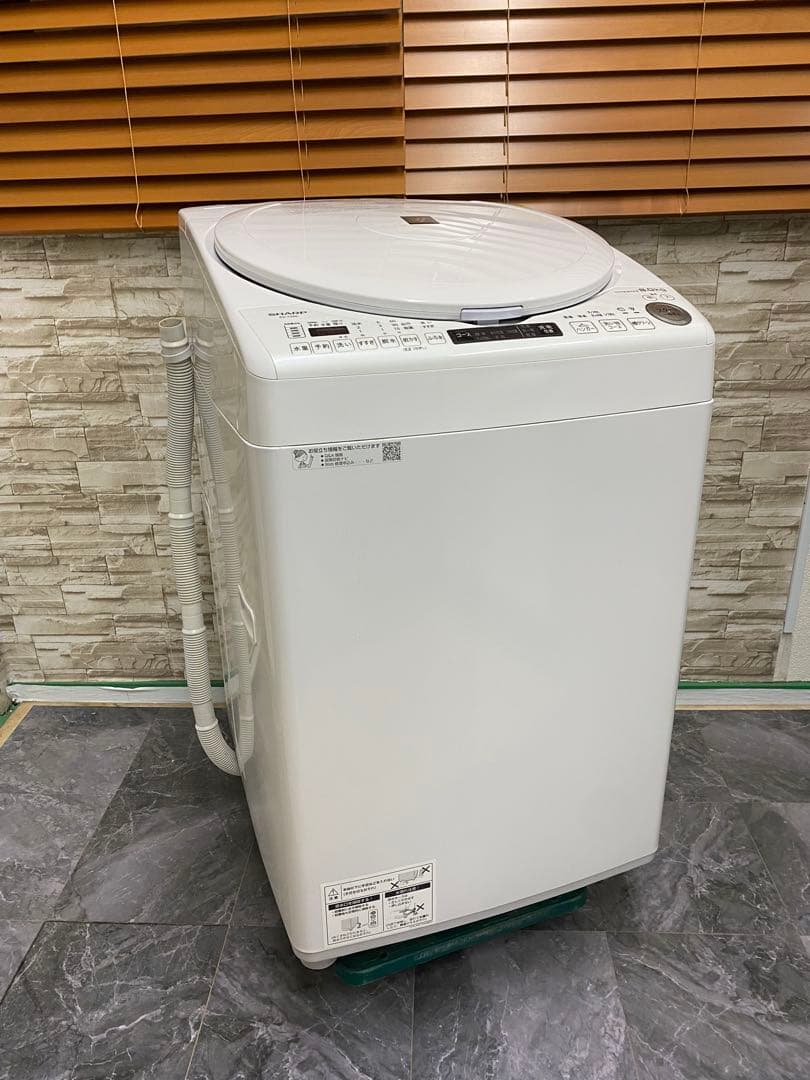 シャープ　洗濯機 ES-TX8E 8kg 乾燥機能　電気洗濯乾燥機