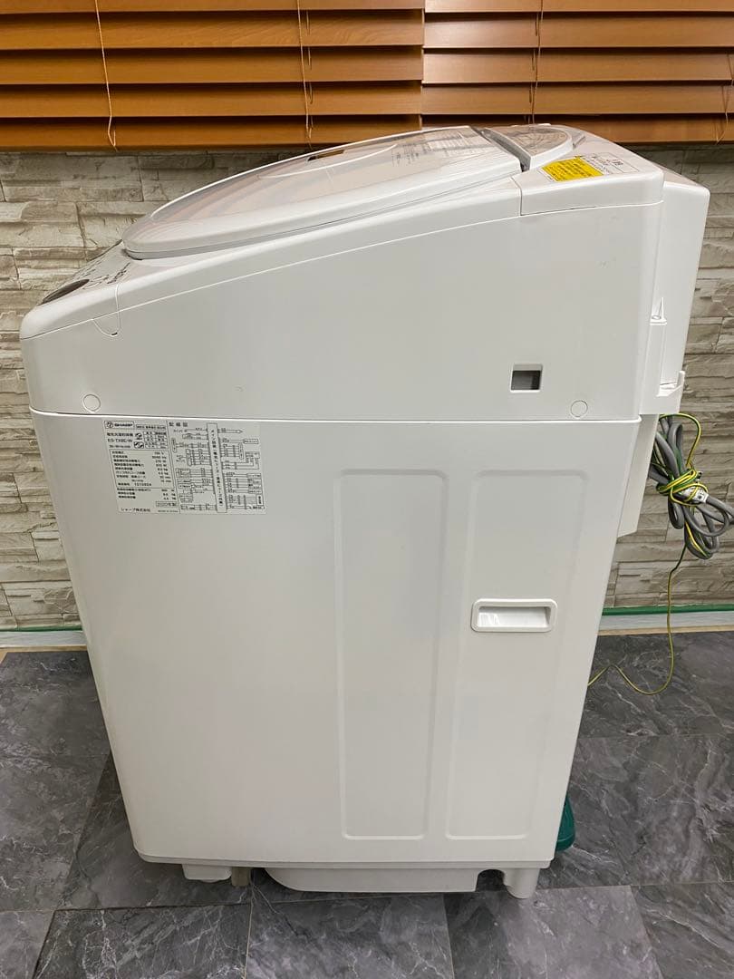 シャープ　洗濯機 ES-TX8E 8kg 乾燥機能　電気洗濯乾燥機