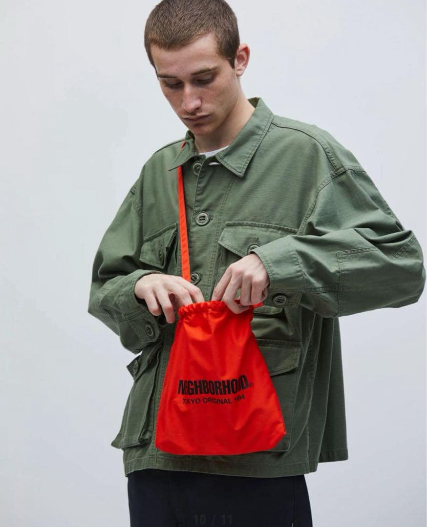 neighborhood drawstring ショルダー bag