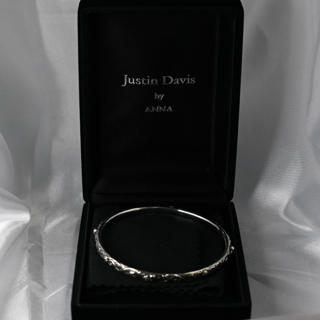 研磨済 JUSTIN DAVIS BY ANNA スカル ローズ バングル