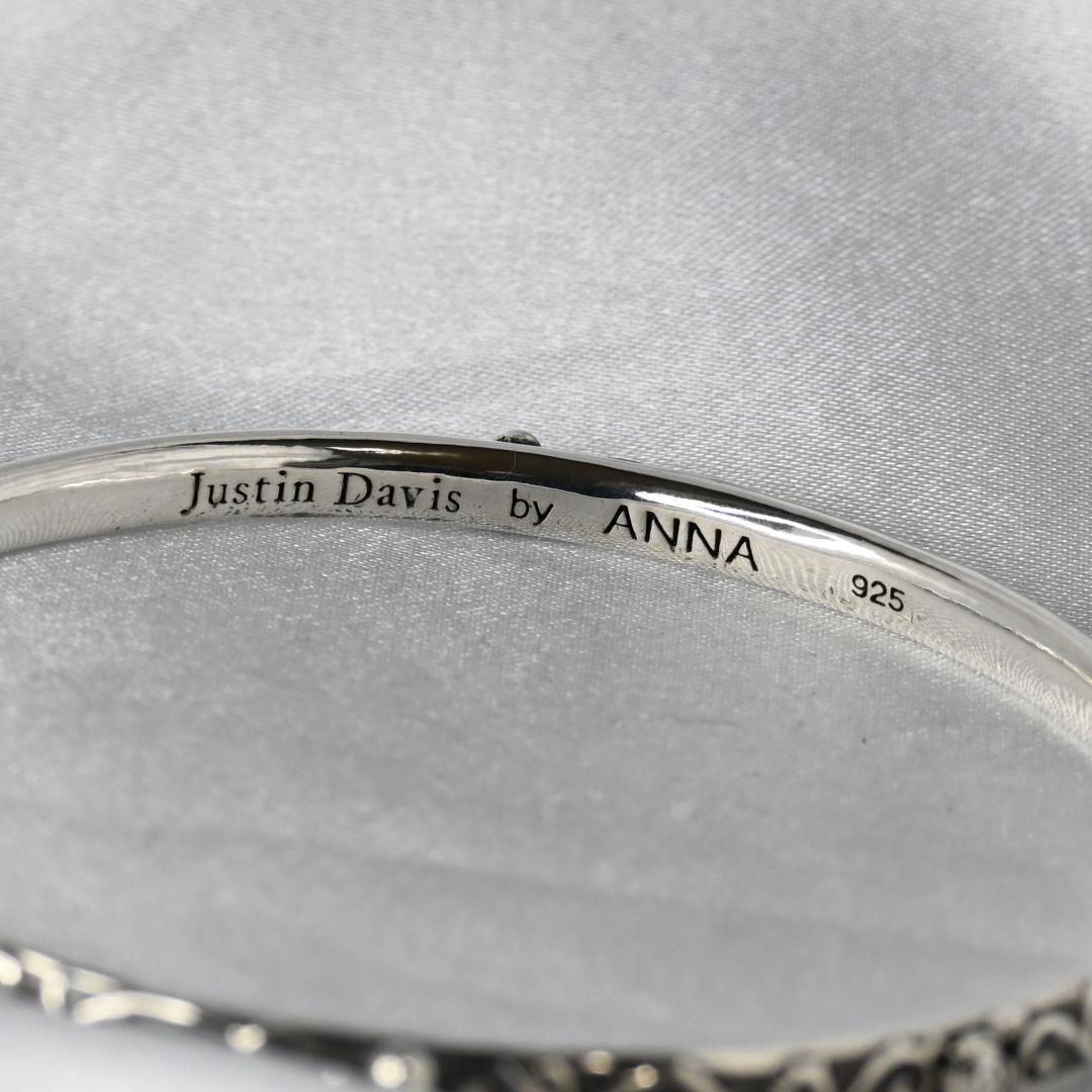 研磨済 JUSTIN DAVIS BY ANNA スカル ローズ バングル
